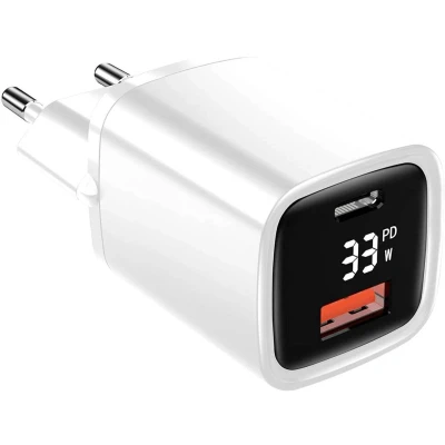 Afbeelding van Eaxus Dubbele USB lader met C / A poort Quick Charge functie, 33 Watt PowerDevice