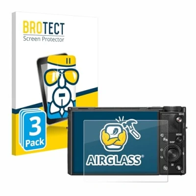 Afbeelding van BROTECT Screenprotector voor Sony Cyber Shot DSC RX100 VII Folie Beschermfolie Beschermglas transparant (3 Stuks)