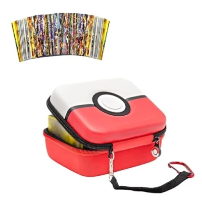 Afbeelding van Etui voor 400 Kaarten, Inclusief 100 kaarten (50 V Max en 50 Willekeurige Kaarten). Stevige Hoes Verzamelkaarten.