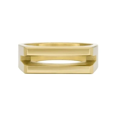 Afbeelding van Fossil Ring, Heren, Maat: 64, L&#039; or