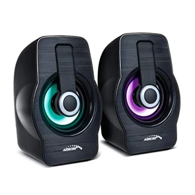 Afbeelding van Computer luidsprekers 6W USB 2.0 Black Audiocore AC855 B speakers