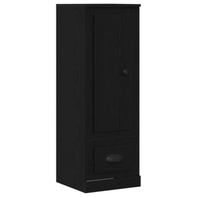 Afbeelding van vidaXL Hoogbord Zwart Eiken Hout Rechthoekig Modern Buffet