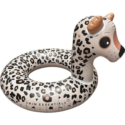 Afbeelding van Swim Essentials Zwemband Beige Panter Zwemring Panterprint 95 cm
