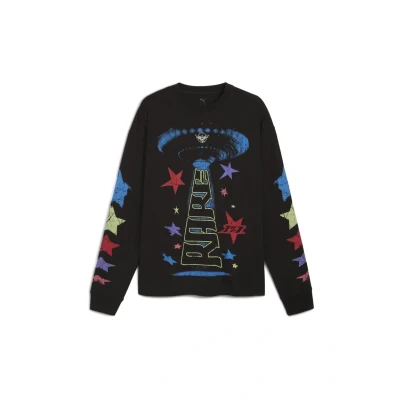 Afbeelding van LaMelo Star Vision shirt met lange mouwen voor Heren, Zwart, Maat XL PUMA