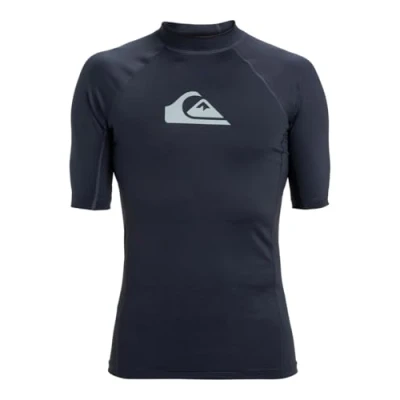 Afbeelding van Quiksilver Everyday UPF50 Surfshirt, Heren, Maat: Small, Dark navy