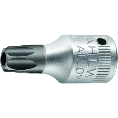 Afbeelding van Stahlwille 44 KTXB T 10 SCHRAUBENDREHEREINSATZ 1/4 ZOLL MIT BOHRUNG 01351010 (6.3 mm) Schroevendraaierdop