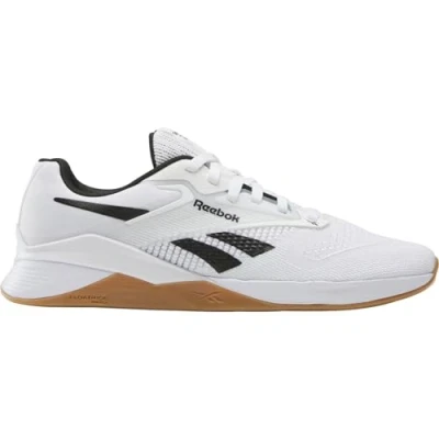 Afbeelding van Reebok NANO X4 Trainingsschoen, Heren, Maat: 40.5, Cloud white solar acid yellow sport green Textiel/ synthetisch