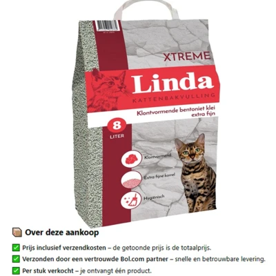 Afbeelding van Linda kattenbakvulling X treme 8L