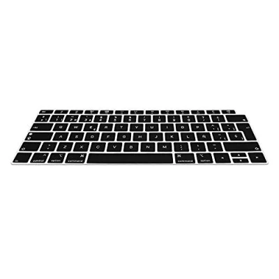 Afbeelding van kwmobile Toetsenbord Cover Compatibel met Apple MacBook Air 13&quot; 2018 2019 2020 A1932 QWERTY (Spanje) Layout Siliconen Skin Zwart