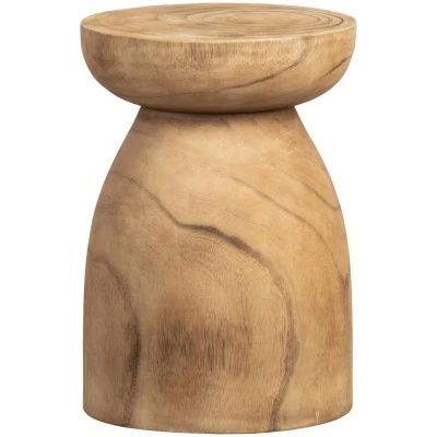 Afbeelding van Woood Bink kruk Hout 40 x ø28 cm naturel