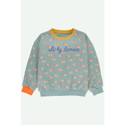 Afbeelding van Sticky Lemon sweater fish all over diving suit