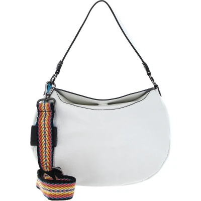 Afbeelding van Gabs Leren Schoudertas Angelique TG Ruga Bag Bianco Ottico Wit