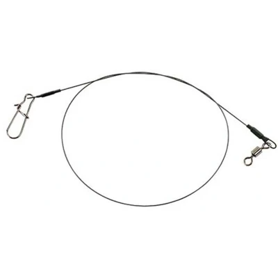 Afbeelding van Fox Rage Strike Point 7 Strand Titanium Leader 50cm 23kg/50lb (2 stuks) Roofvis onderlijnen
