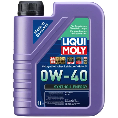 Afbeelding van LIQUI MOLY Motoroel synthoil energy lm 0w 40 1 liter