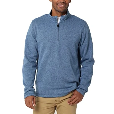 Afbeelding van Wrangler Authentics Heren trui fleece met kwartrits, Riviera (stad), M