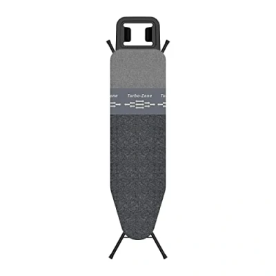 Afbeelding van Rörets Strijkplank Dual Action Next technologie, Turbo &amp; Park Zone 4 laagse bekleding en overtrek in hoogte verstelbaar strijkoppervlak 32 x 108 cm