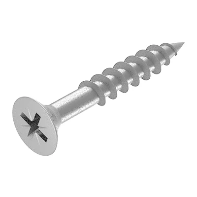 Afbeelding van SECCARO Spaanplaatschroef 4 x 25 mm, roestvrij staal V2A VA A2, houtschroef met gedeeltelijke schroefdraad, kruiskop/PZ, 250 stuks