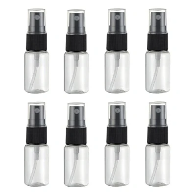 Afbeelding van UOOOM Set van 8 stuks 10 ml lege spuitfles, transparant, kunststof, voor reizen (10 ml)