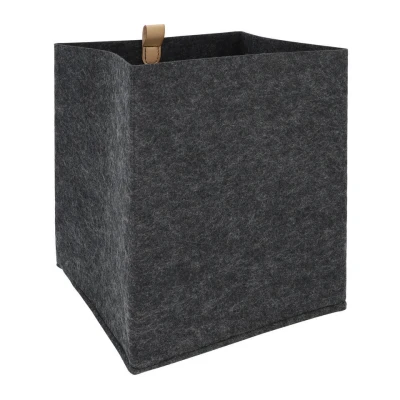 Afbeelding van QUVIO Organizer vierkant 23 x 26,5 cm Vilt Donker grijs