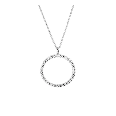 Afbeelding van YO&amp;NO Ketting Zilver Anker Bolletjes 1,2 mm 40 + 4 cm Sieraden vrouw Gerhodineerd 925
