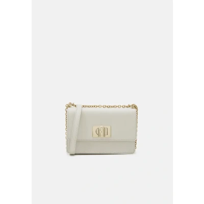 Afbeelding van FURLA Leren Schoudertas Avondtas 1927 Mini Crossbody 20 Marshmallow Crème