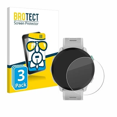 Afbeelding van BROTECT Screenprotector voor Garmin Forerunner 55 Folie Beschermfolie Beschermglas transparant (3 Stuks)