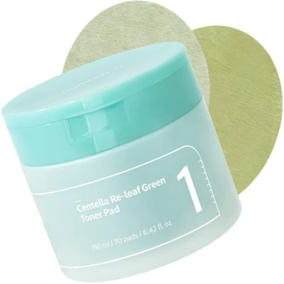 Afbeelding van Numbuzin No.1 Centella Re leaf Green Toner Pad 190ml (70ea)