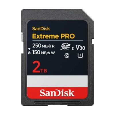 Afbeelding van Opslag: Flash geheugenkaarten: SanDisk Extreme PRO 2 TB SDXC UHS I Klasse 10
