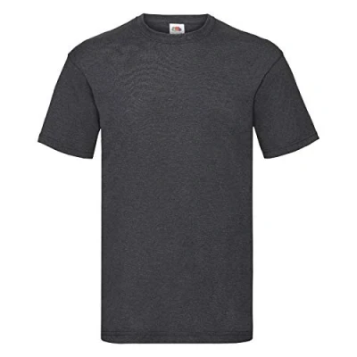 Afbeelding van Fruit of the Loom Valueweight T shirt S M L XL XXL XXXL, dark heather,