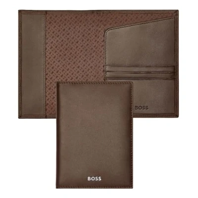 Afbeelding van HUGO BOSS Classic Smooth Passport Case Brown