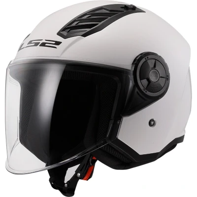 Afbeelding van LS2 Helm Airflow II Solid OF616 wit maat S
