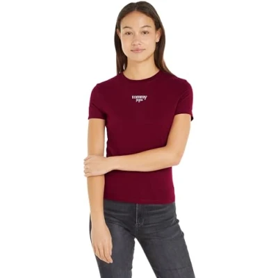 Afbeelding van Tommy Jeans Curve T shirt TJW SLIM ESSENTIAL LOGO 1 SS EXT