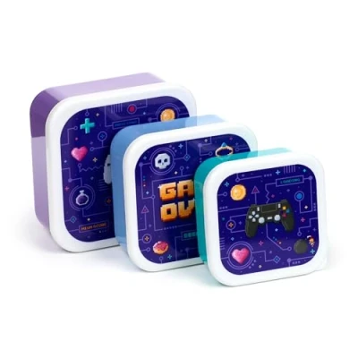 Afbeelding van Set 3 Lunch Box M/L/XL Game Over