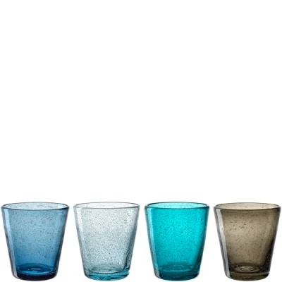 Afbeelding van Glazenset Leonardo Burano Cold Colors 330ml (Set van 4)
