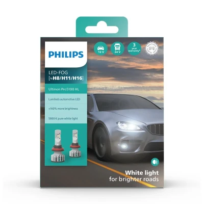 Afbeelding van Philips LED Mistlamp H8/H11/H16 12 24V 2 Stuks