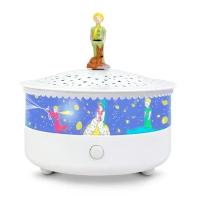 Afbeelding van Sterrenprojector De kleine Prins© met Muziek en Huilsensor Betoverende Sterrenhemel voor je Kleintje, Automatische Uitschakeling USB kabel Inbegrepen