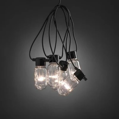 Afbeelding van Lichtsnoer led kerstverlichting buiten en binnen 10 lampjes 14.5