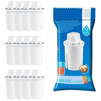 Afbeelding van Pack of 12 Dafi Classic Water Filter Cartridges for Brita and Jugs