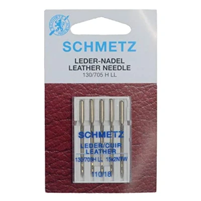 Afbeelding van Schmetz leernaald naaimachinenaald leer 5 naalden 130/705 H LL 110/18