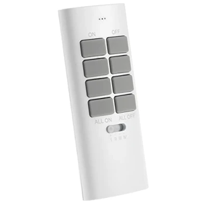 Afbeelding van SmartHome Pilota Casa draadloze schakelaar 433,92 MHz, max. 100 m, led indicator, eenvoudig te configureren, verschillende componenten