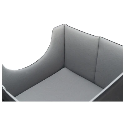 Afbeelding van Trixie Autostoel Hond Zwart / Grijs 45X40X28 CM