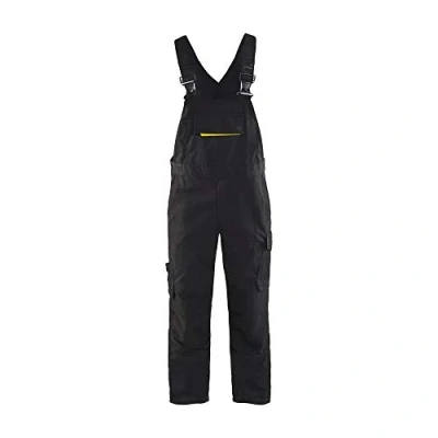 Afbeelding van Blaklader Bretelbroek met stretch 2695 1330 Zwart/High Vis Geel D100