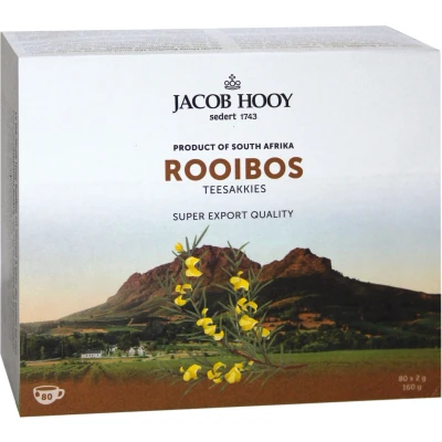 Afbeelding van Jacob Hooy Rooibos Theezakjes 80st