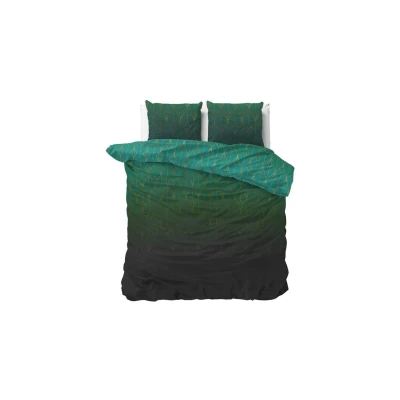 Afbeelding van Dekbedovertrek 2 Persoons 200x200 Sleeptime Polykatoen Groen