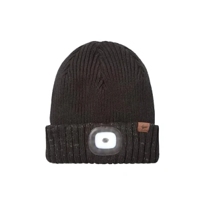 Afbeelding van SEALSKINZ Heydon waterdichte beanie muts voor koud weer met omgeslagen boord, zwart, XXL