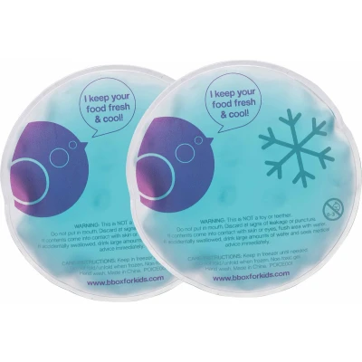 Afbeelding van b.box Gel Koelelement Twinpack Herbruikbaar Ijspak voor Lunchbox en Lunchtas Kinderijspak Pijntjes Veilige Voordeel