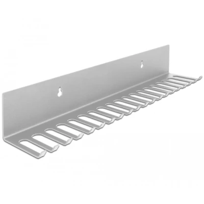 Afbeelding van Delock Kabelhalterung 318 x 65 mm zur Wandmontage grau