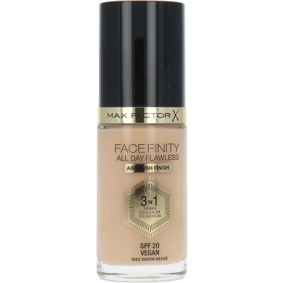 Afbeelding van Max Factor Facefinity All Day Flawless 3 in 1 Airbrush Finish Foundation W62 Warm Beige