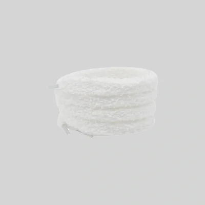 Afbeelding van Hypedpair Fluffy veters 140CM Wit White Laces Pluche