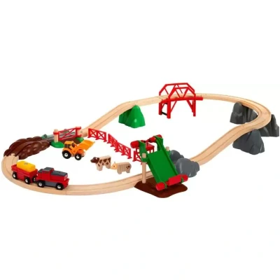 Afbeelding van BRIO Grosses Bauernhof SET Speelgoedtreinbaan voor kinderen, Maat: One Size, Multi coloured